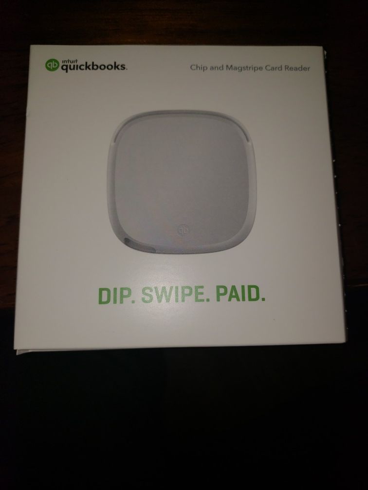 Quickbooks Chip and magstripe card reader