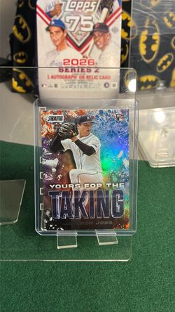 Jackson Jobe Topps Stadium Club RC Holo Insert Card