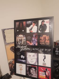 MJ king of pop poster