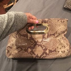 Michael Kors Snakeskin Purse Clutch