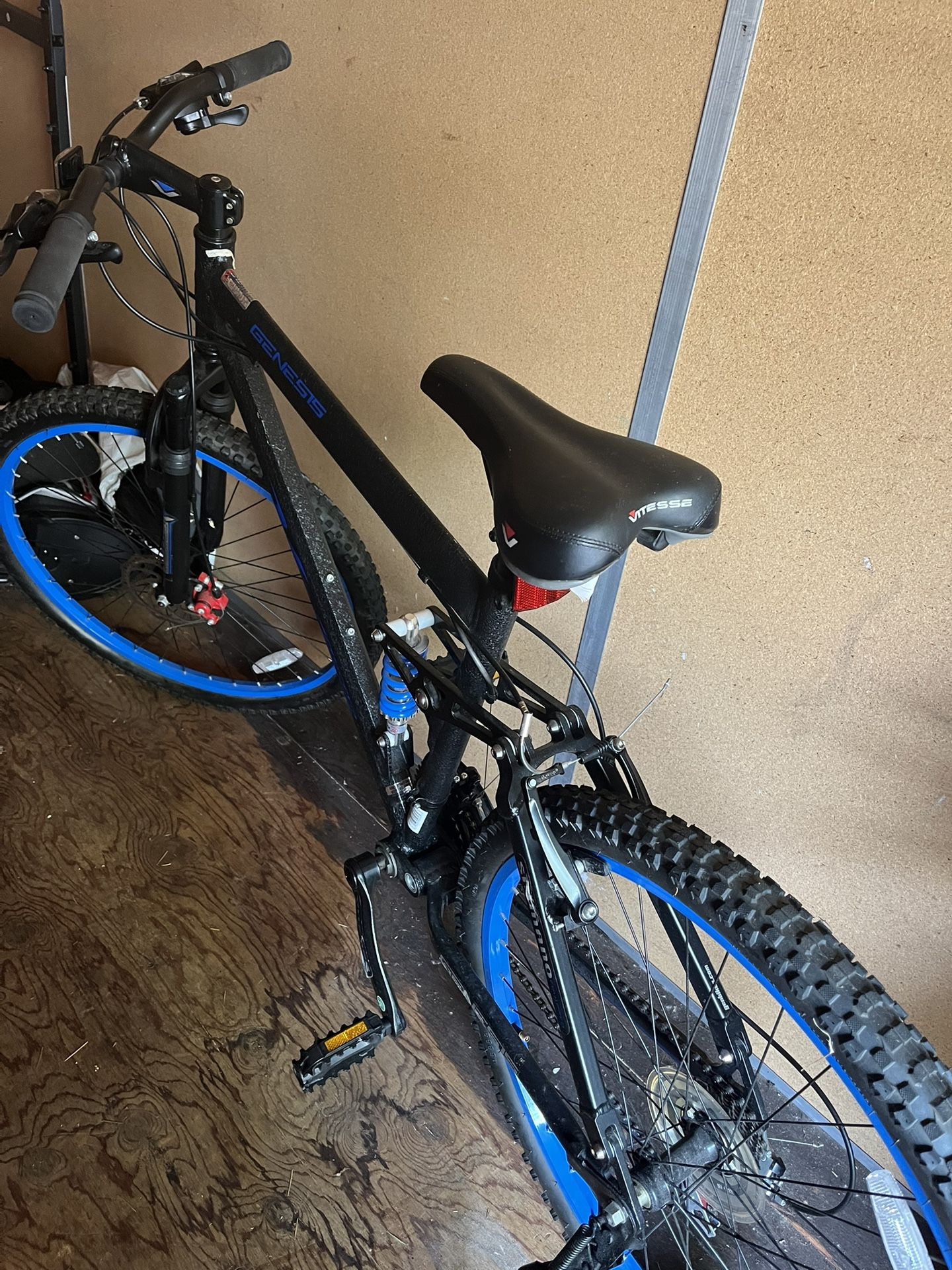 26 Inch Genesis Full Suspension Hybrid Bike