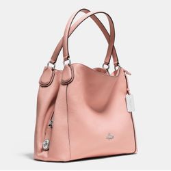 COACH LEATHER SHOULDER BAG
