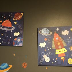 Canvas space pictures X3