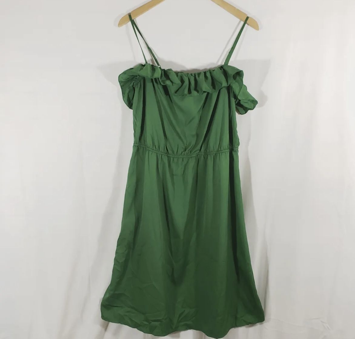 Old Navy Green Dress Midi 