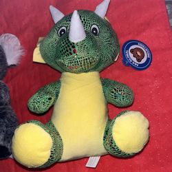 A&A Global Green Dino Plush 10” Inches