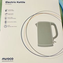 Electric Kettle, miroco 1.5L Double Wall 100% Stainless Steel BPA-Free  Tea KettleNEW 🎁 