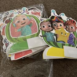 8 Pcs Coco Melon Party Table Decoration 