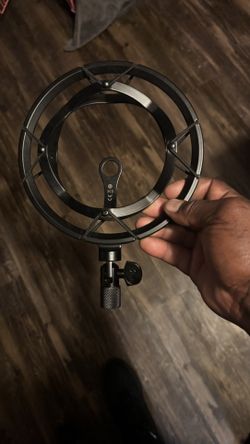 Microphone stand piece for holding MIKE