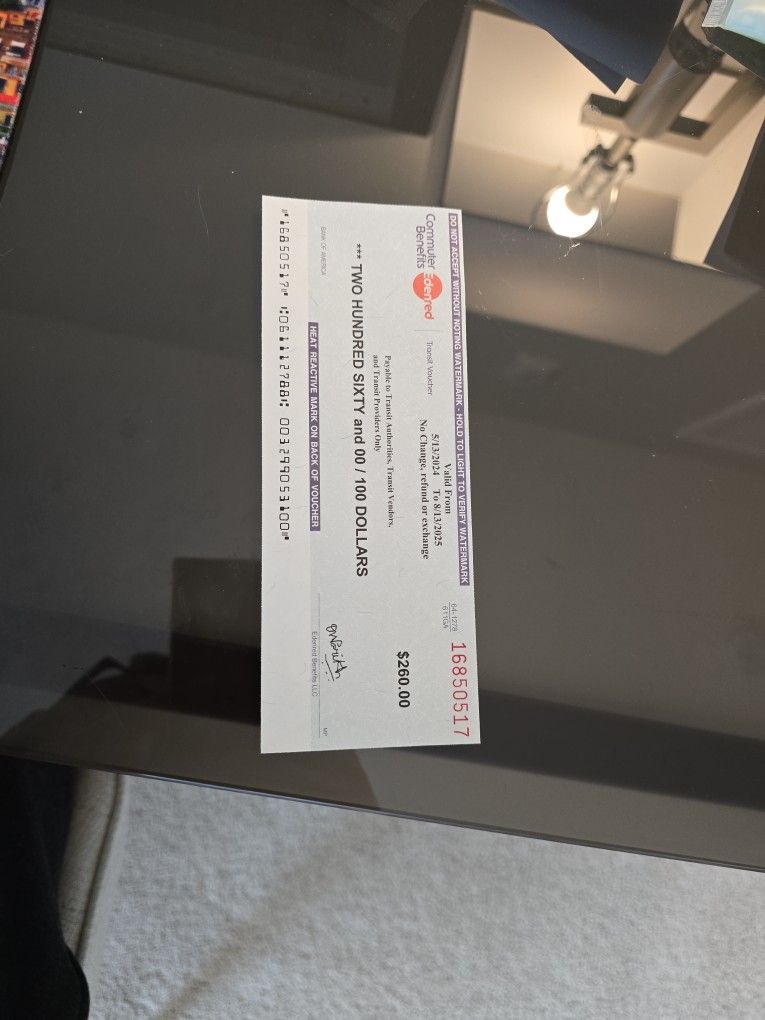 Commuter Pass At 50% Off ($260 For $130)