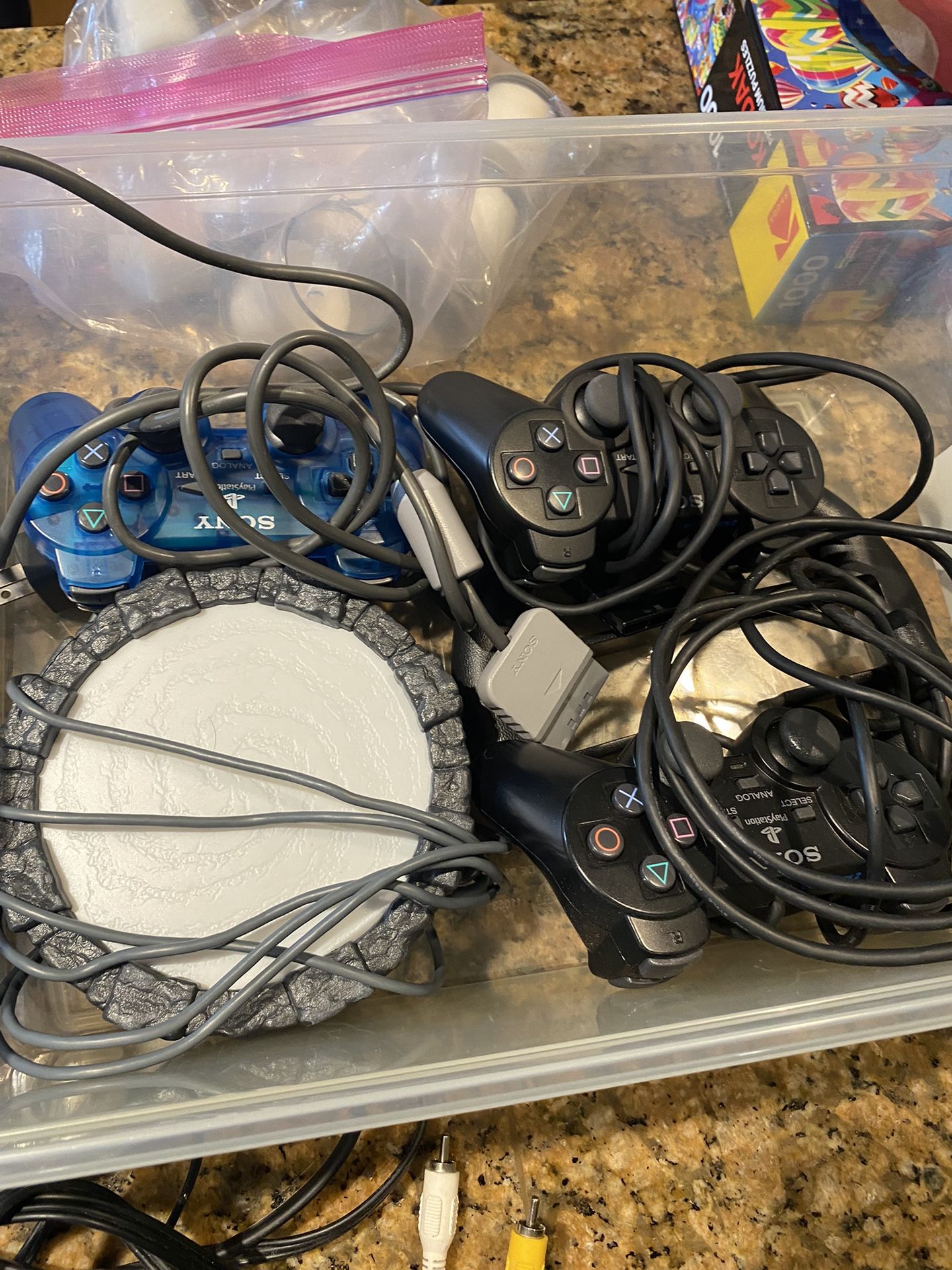 PlayStation 2 And 3 Controllers 