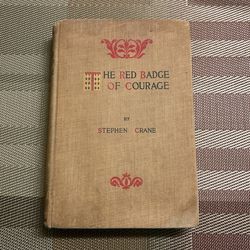 1896 Second Edition Red Badge of Courage by Stephen Crane American Civil War LiteratureThe Red Badge of Courage is a war novel by American author Step