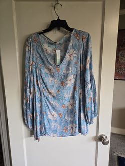 2X Rayon blouse