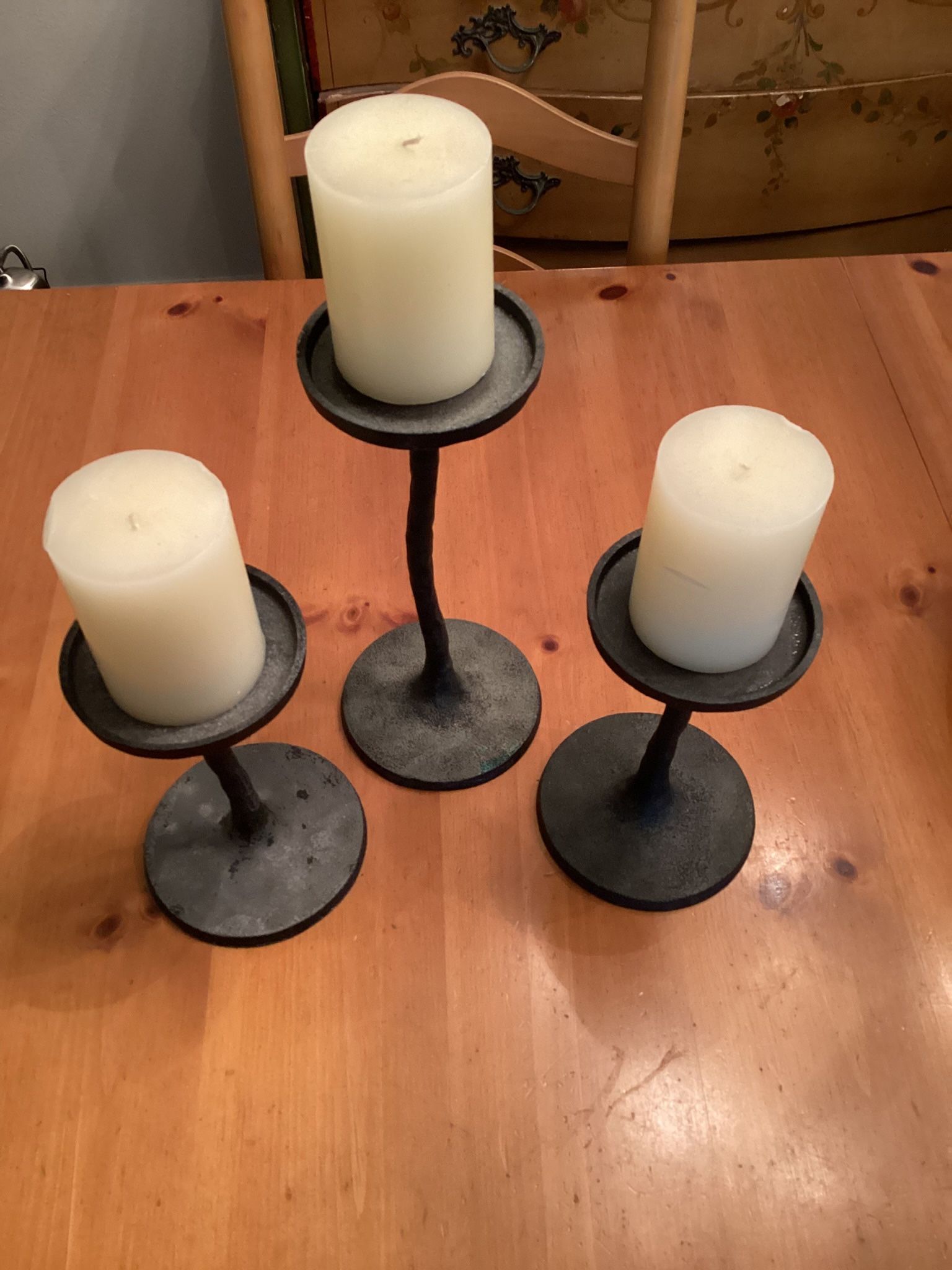 Pottery barn candle holders