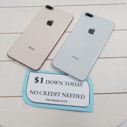 Apple IPhone 8 Plus- 90 Days Warranty - Payment Plan Available ONLY $1 DOWN