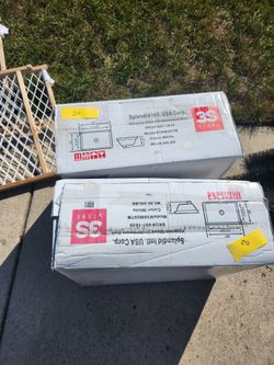 2 new in box undermount sinks