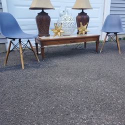 Mid Century Modern Table, Chairs And Lamps. NICE GIFT IDEA! FREE DELIVERY!