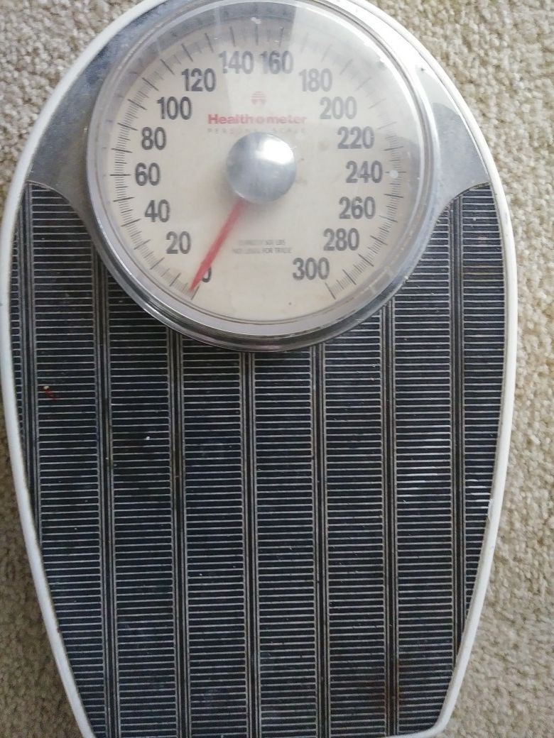Vintage scale health o meter