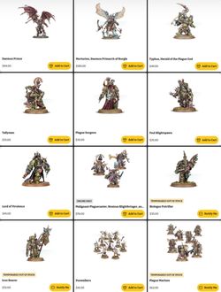 40k Warhammer 40,000 Full Death Guard Army 50% Savings
