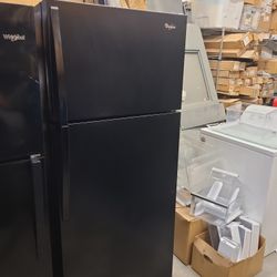 Black Whirlpool Fridge.  Delivery Possible 