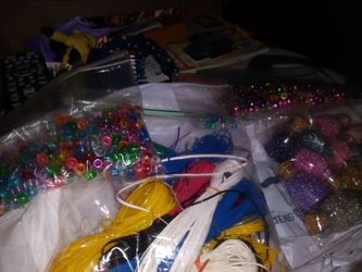 Beads are. All plastic