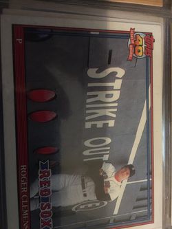 Baseball cards Roger Clemens