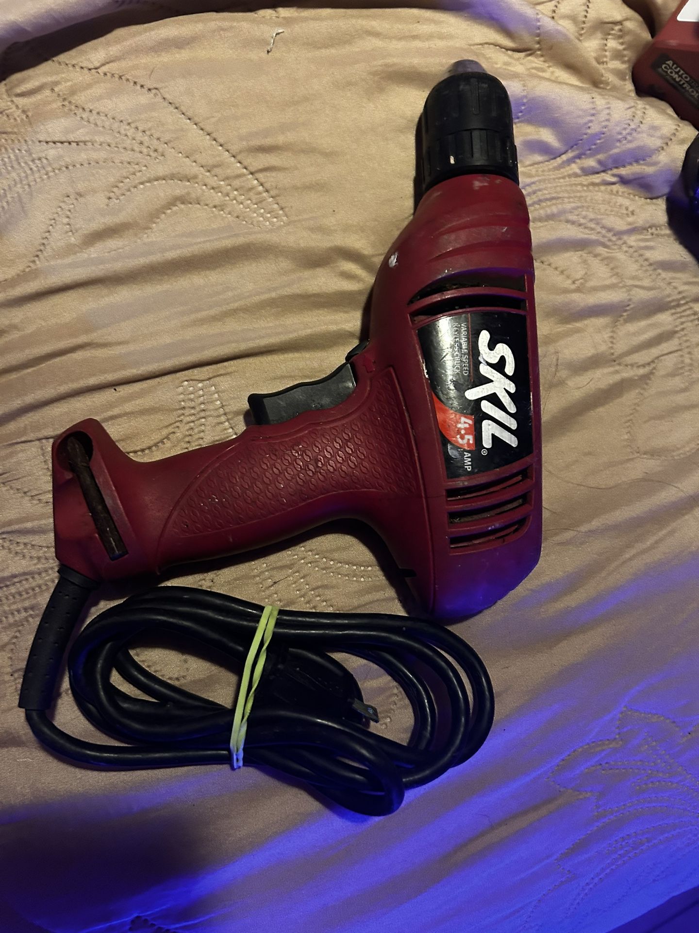 Genuine SKIL Model 6230 4.5 Amp Variable Speed Keyless Chuck Cord Drill
