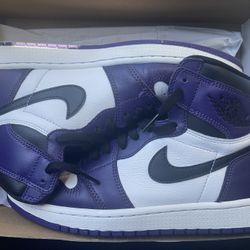 Jordan 1 Retro High Court Purple Sz10 (Used)