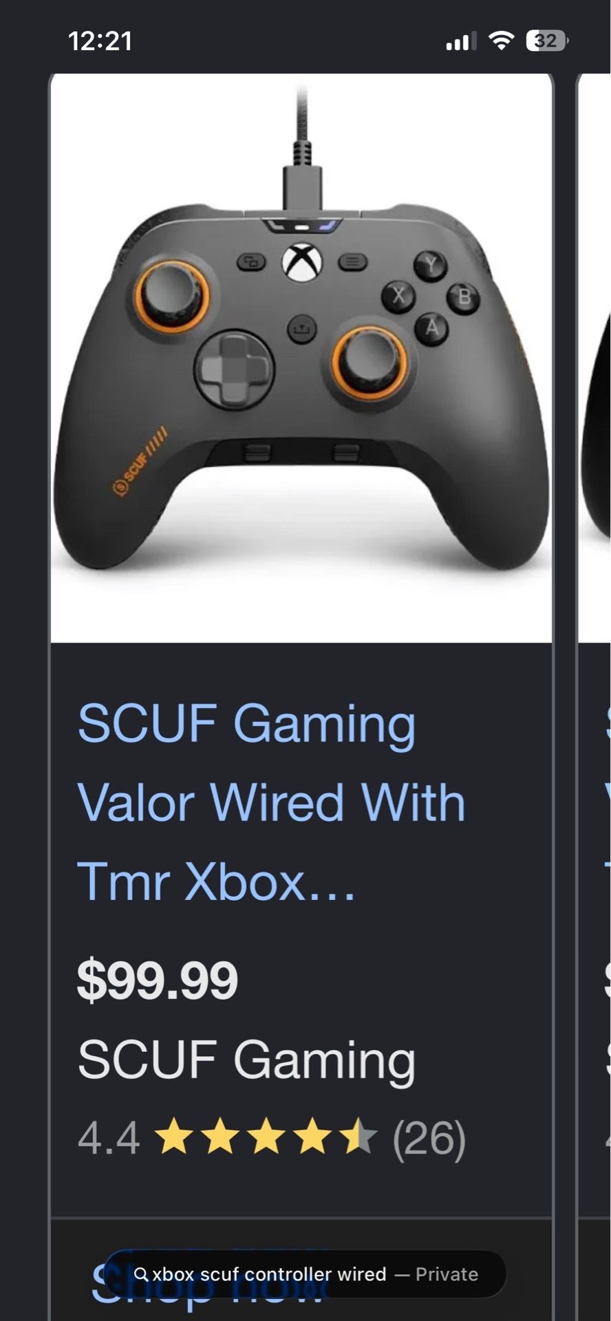 Lightly used SCUF controller