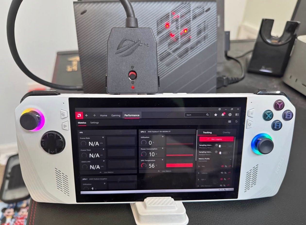 Asus rog ally z1 extreme 2tb and xg mobile egpu 6850