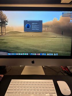 iMac 27in  with wireless keyboard and mouse