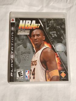 NBA 07 PlayStation 3 Ps3 Kobe Bryant