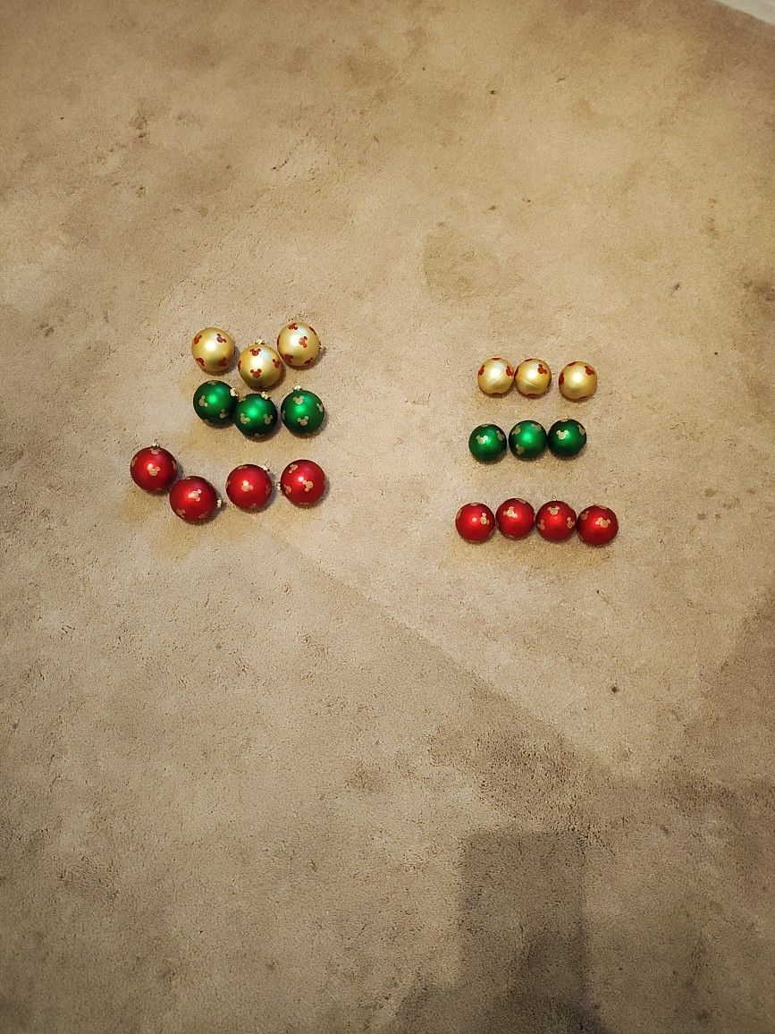 Disney Christmas Ornaments.