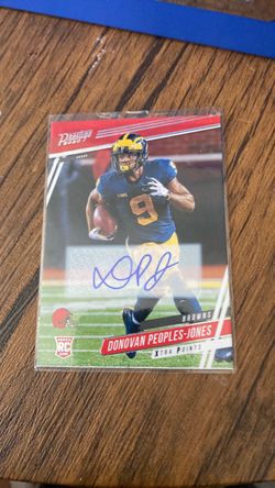 2020 Prestige Donovan Peoples-Jones RC Auto Xtra Points