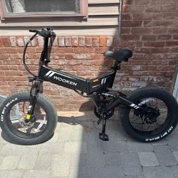TotGuard Electric Bike 20" Fat Tire Foldable 7-Speed Electric Bike for Adults 500W Brushless Motor, Peak 750W, 20MPH, Ebike, Adult Electric Bicycles, 