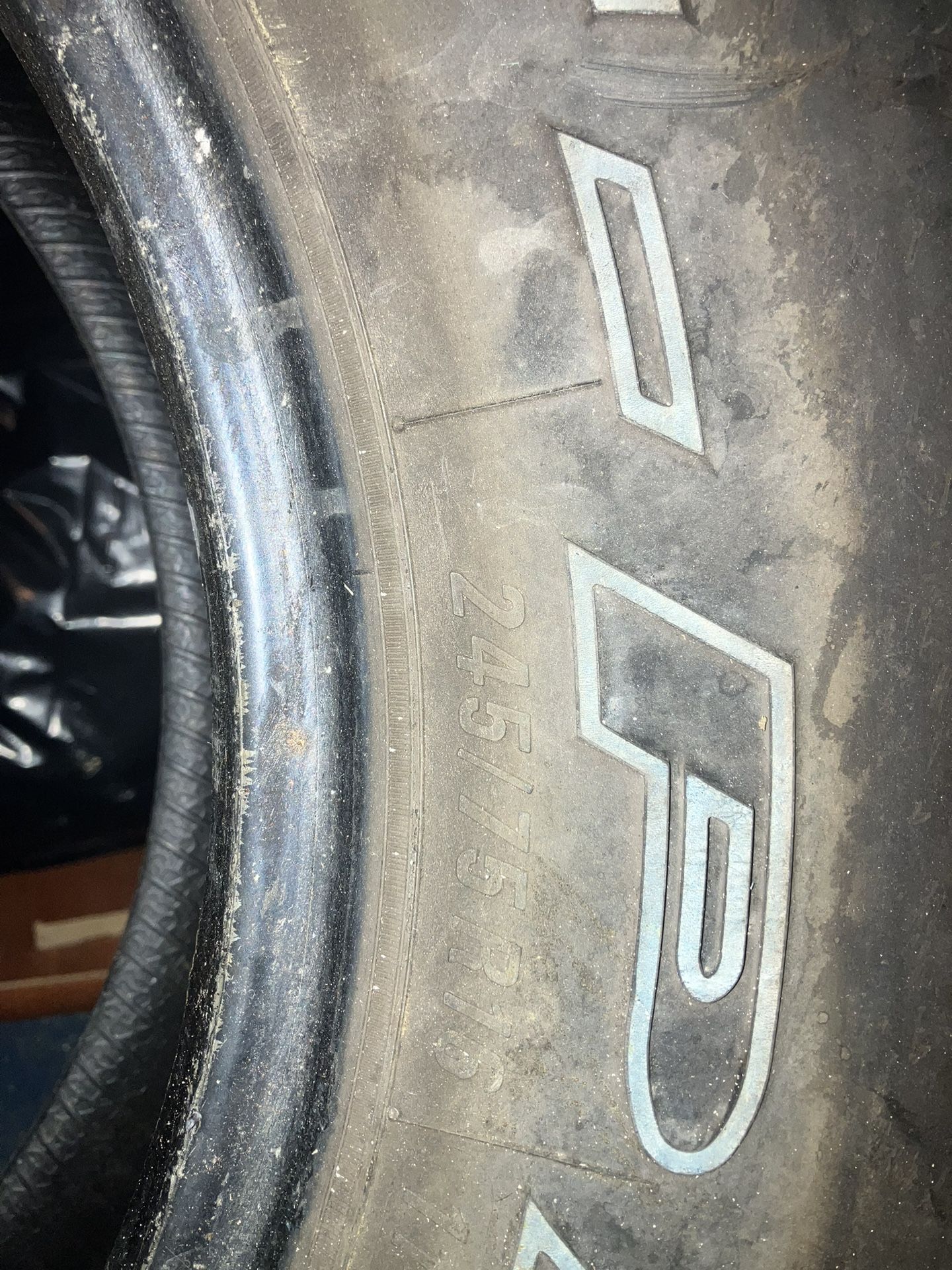 4 Lightly Used- 245 75r16 Tires(80 Each)