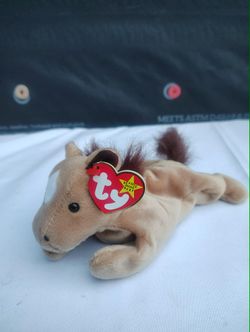 Ty Beanie Baby Horse Plush with Tag