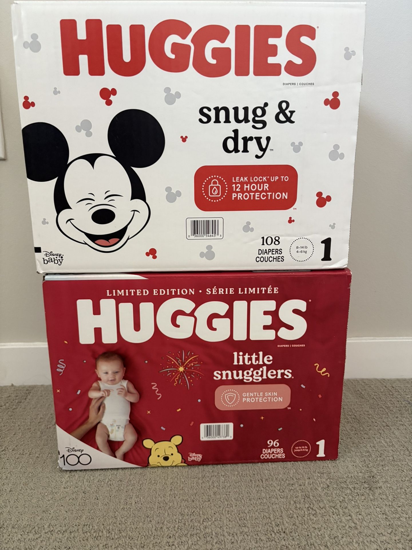 Huggies Size 1 Diapers