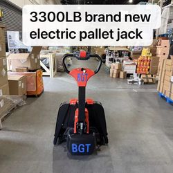 Brand new electric pallet jack