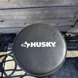 Husky 29 in. Shop Stool with 360° Swivel Seat