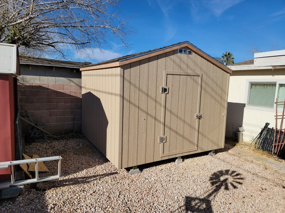 New 10x10 Storage Sheds Installed On Site $2195