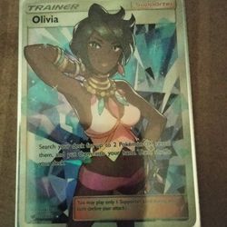 Pokemon Trainer Card Olivia 1/111