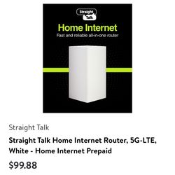 Straight Talk Home Internet Router, 5G-LTE, White - Home Internet Prepaid