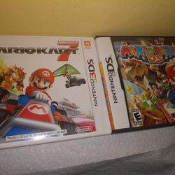 Mario Kart 7 And Mario Party DS Selling Together Not Separating  $20 Firm Pick Up Downtown Area
