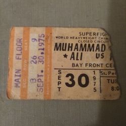 Muhammad Ali Ticket Stub 