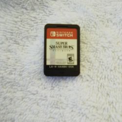 Nintendo Switch Game SUPER  SMASH BROS ULTIMITE