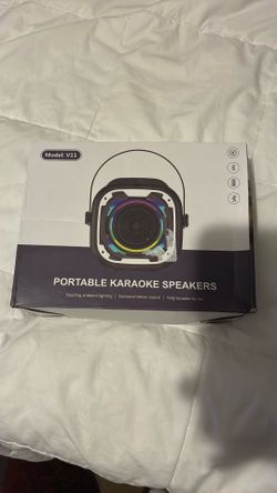 Bluetooth Karokee Speaker W Mics