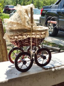 Baby Carriage Plant Holder