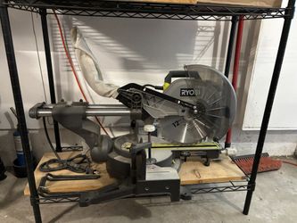 Ryobi 15 Amp 12 in. Corded Sliding Compound Miter Saw with LED Cutline Indicator