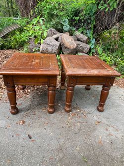 Vintage matching side tables