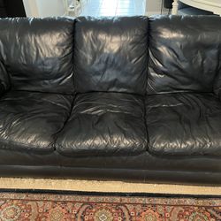 Leather Sofa And Love Seat For Sale